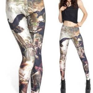 Blackmilk Multi-Color Printed Leggings